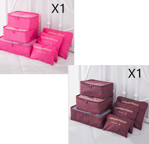 Travel Clothes Organizer Bags Set – 6PCS Packing Cubes for Luggage & Efficient Packing System