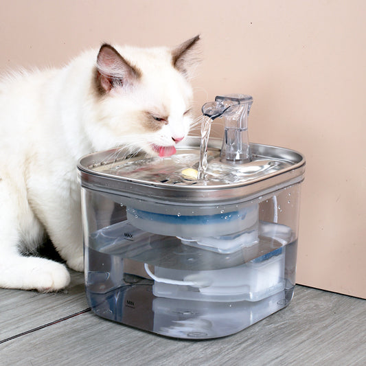 Automatic Stainless Steel Cat & Dog Water Fountain