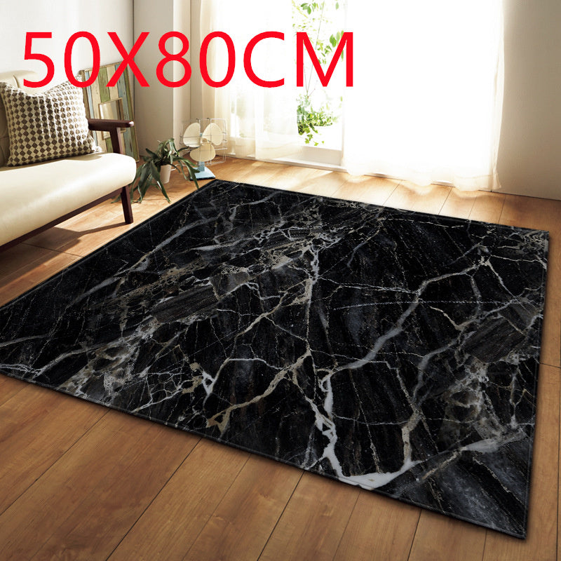Marble Pattern Carpet Rug – Luxury Living Room & Bedroom Area Rug Home Decor