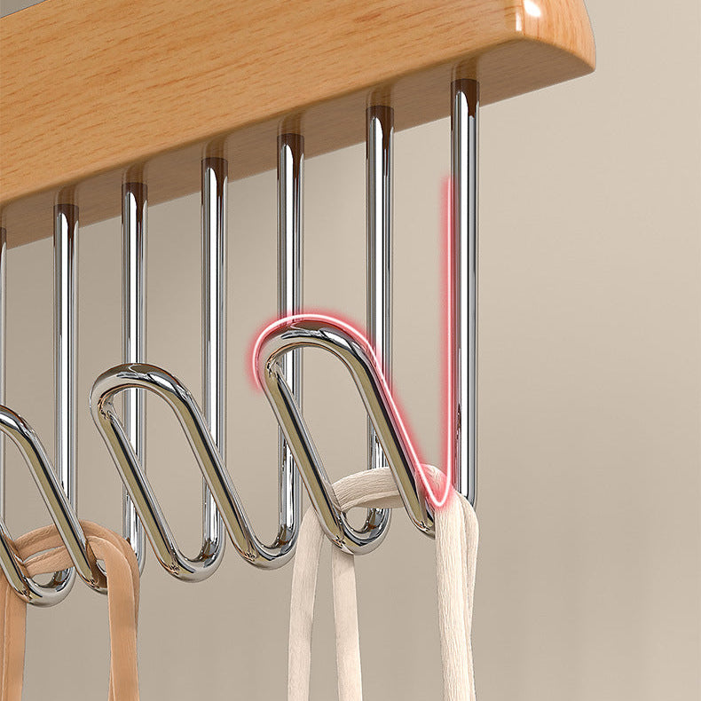 Home Closet Organizer Multi-Hook Storage Rack – Space Saving Clothes Hanger