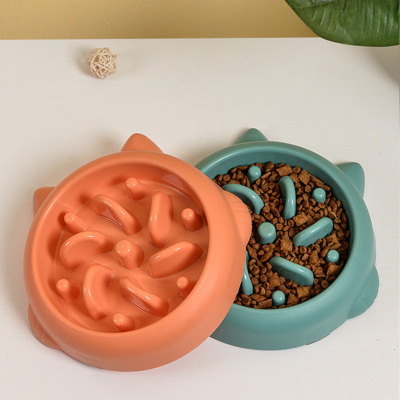 Slow Feeder Bowl for Dogs & Cats – Anti-Gulping Design for Healthy Weight & Safe Eating