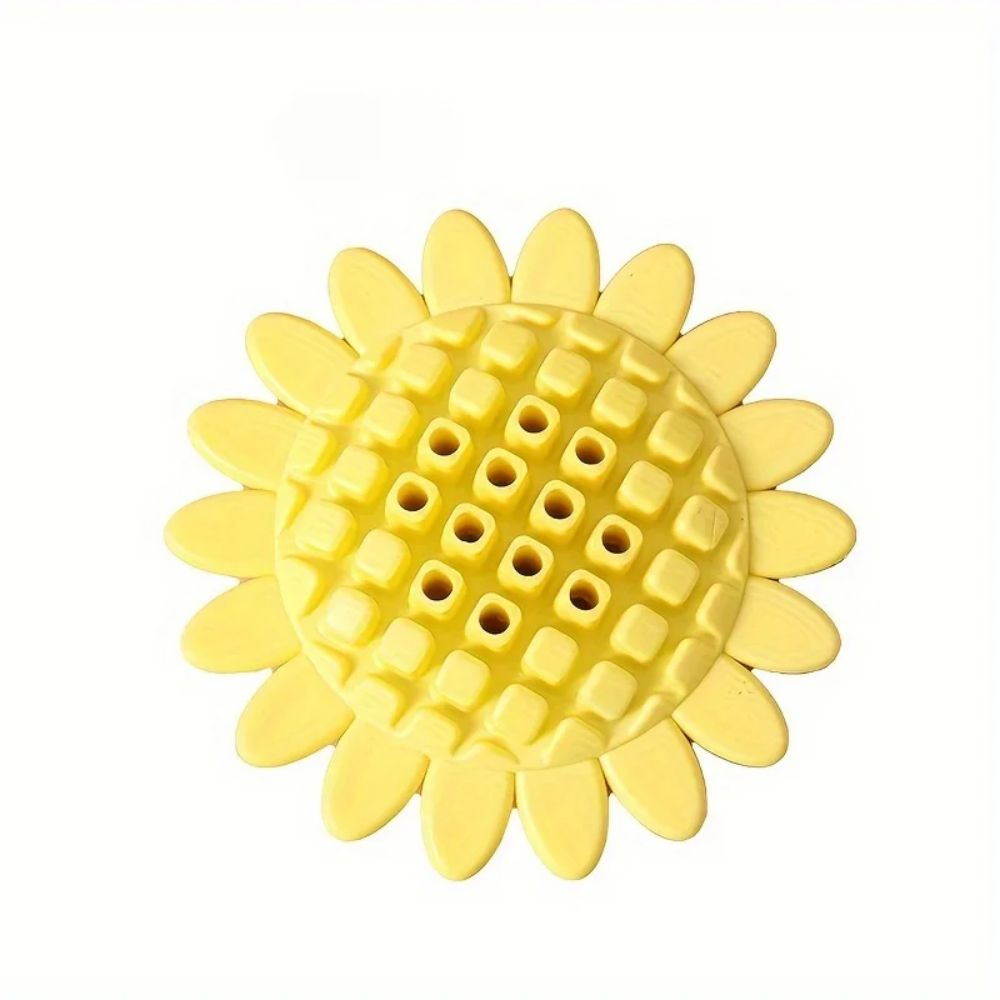 Durable Sunflower Dog Chew Toy
