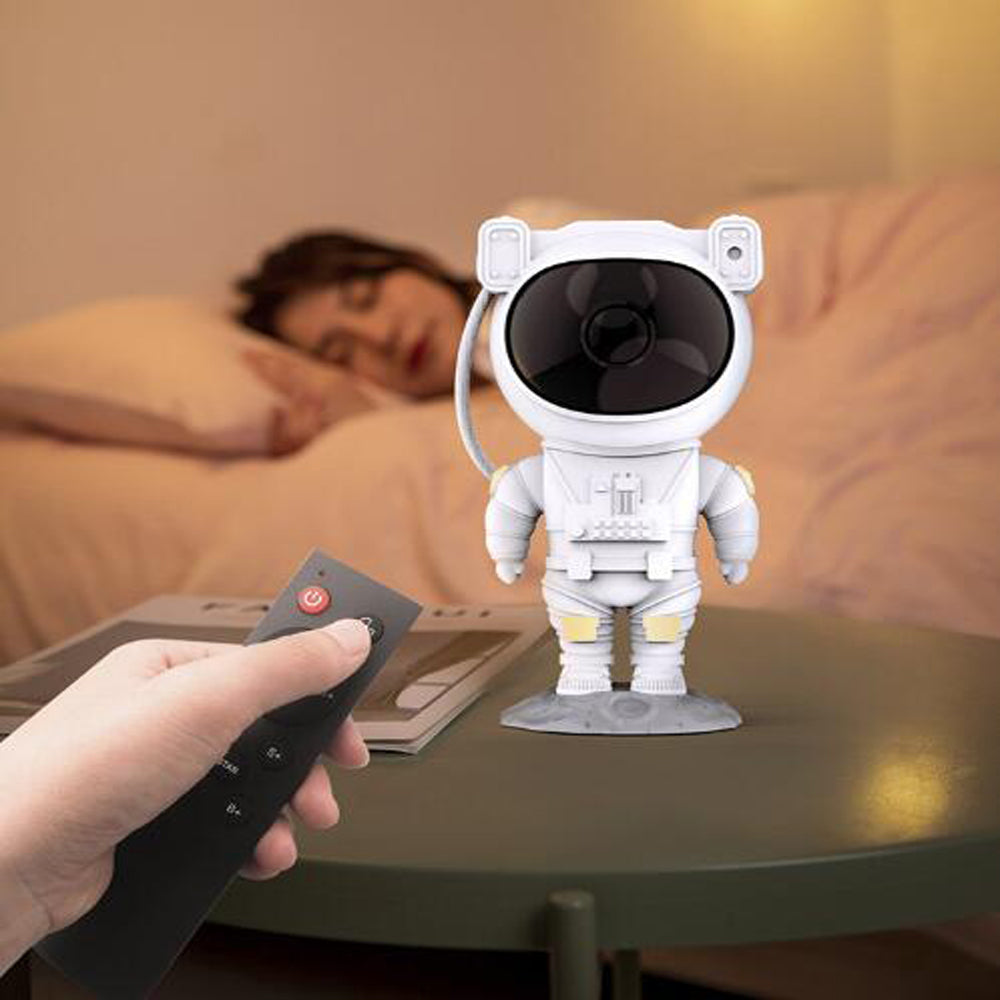 Astronaut LED Night Light – Galaxy Star Projector for Bedroom, Table & Mood Lighting