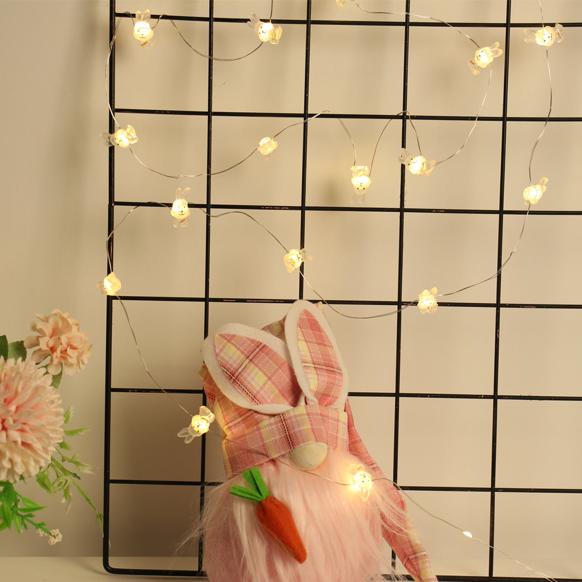 Easter Bunny Fairy Lights LED – Decorative String Lights for Home, Party & Gifts