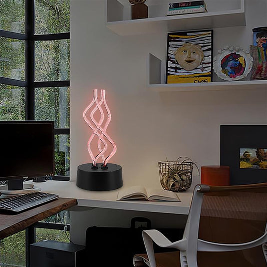 7 Color LED Acrylic Table Lamp – USB Night Light for Bedroom & Mood Lighting Decor