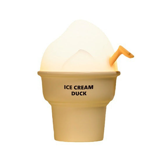 Ice Cream Duck Night Light | Cute Cartoon Lamp for Kids Bedroom