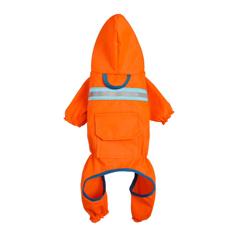 Pet Waterproof Raincoat – Stylish Reflective Jacket for Small Dogs