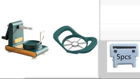 Compact Hand Crank Peeler – Multifunction Fruit Slicer & Corer