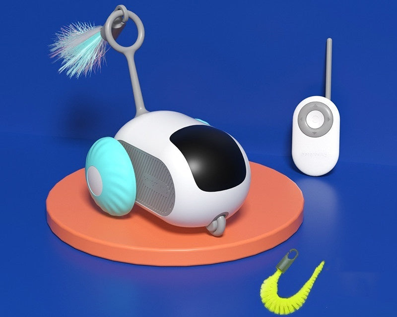 Interactive Cat Car Toy USB Rechargeable | Smart Remote Control Chasing Pet Toy