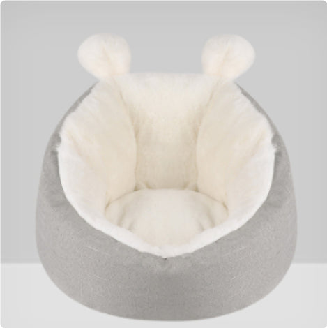 Warm Plush Dog Bed Sleeping Bag – Cozy Anti-Stress Pet Cushion