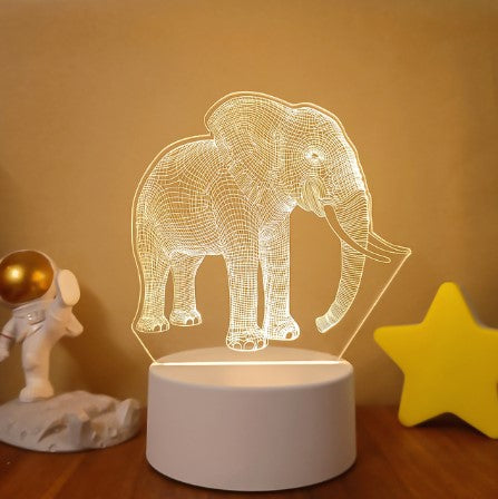 Color Changing 3D LED Lamp – Remote Night Light for Room Setup
