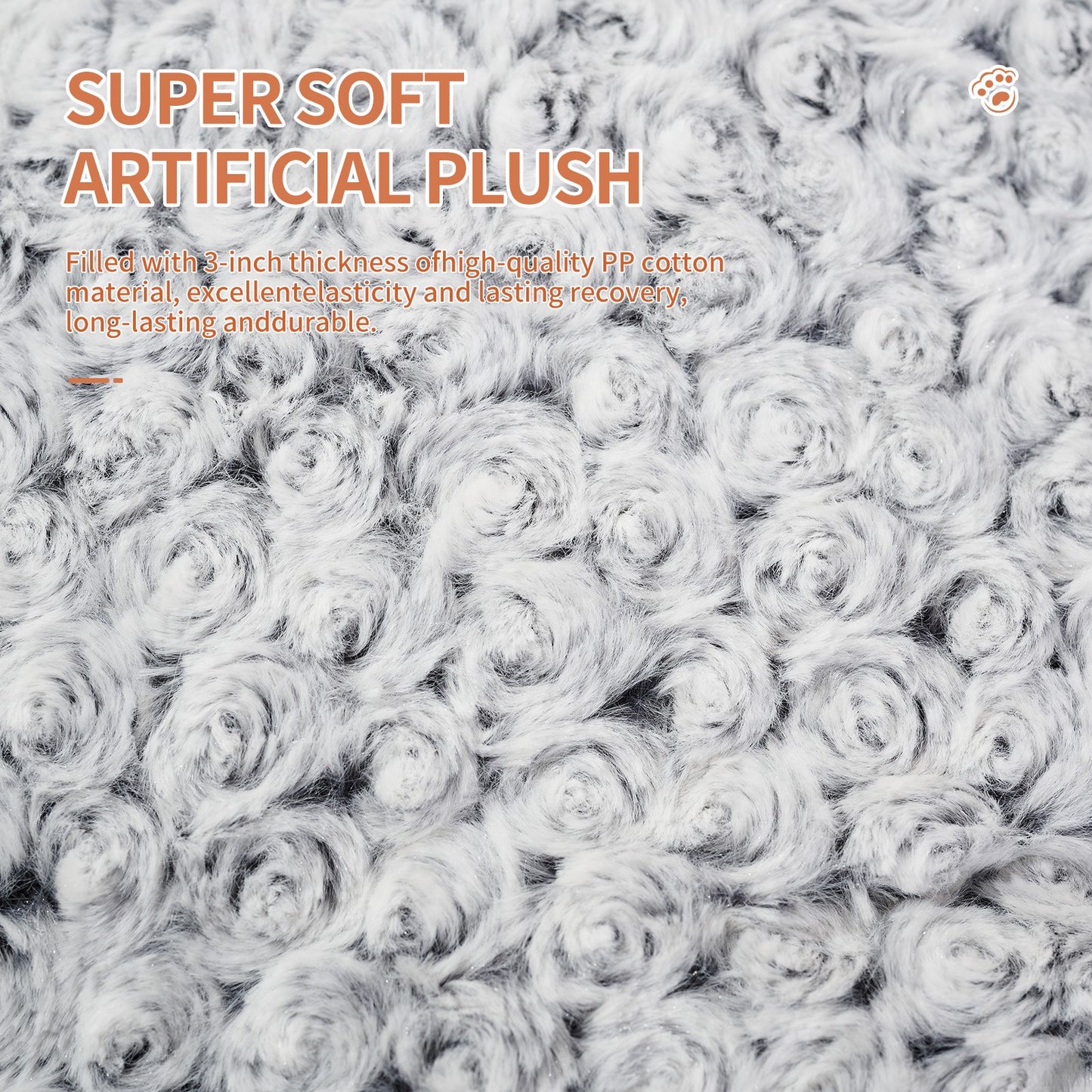 Soft Cozy Dog Bed – Plush Velvet Kennel Mat, Washable & Pet-Friendly