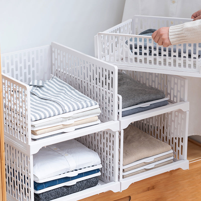Closet Wardrobe Organizer Storage Box – Layered Partition Clothing Storage Solution