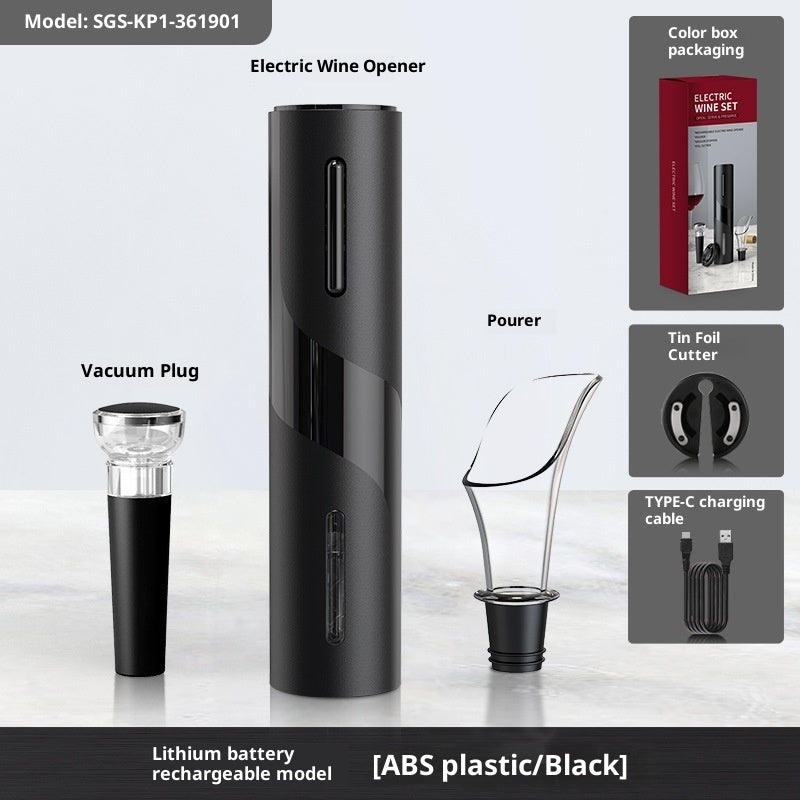 Electric Bottle Opener – Portable USB Wine Opener for Fast & Easy Use