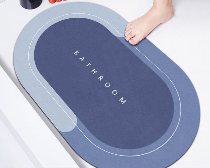 Non-Slip Quick Dry Bathroom Rug – Super Absorbent Soft Shower Floor Mat