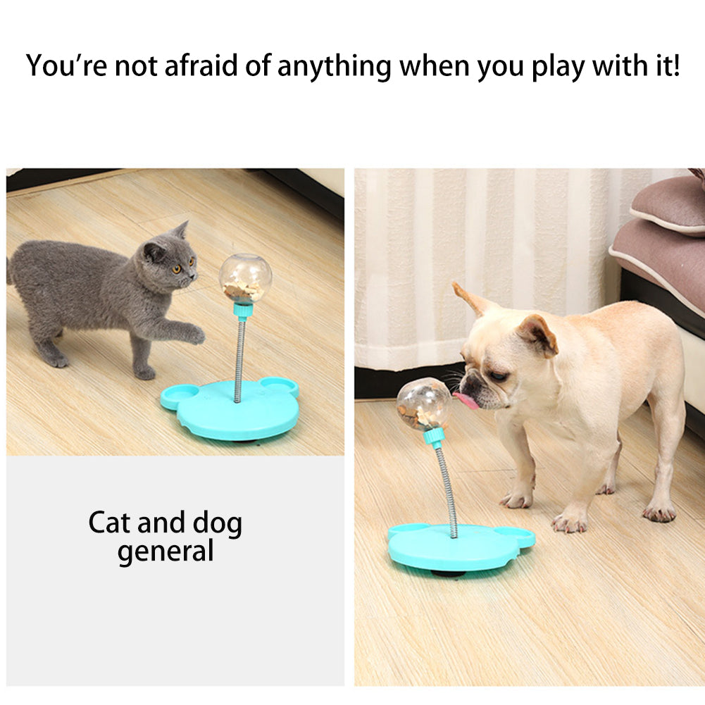 Self-Dispensing Pet Toy – Puzzle Feeder Ball for Entertaining Cats & Dogs