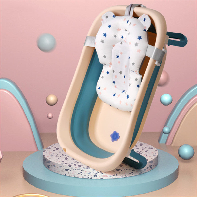 Newborn Baby Bath Seat Support Mat – Safe & Comfortable Bathtub Cushion