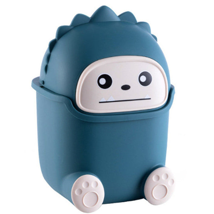 Small Flip-Top Desktop Trash Bin – Tidy Desk & Home Storage Solution