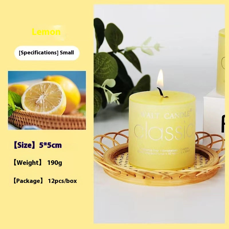 Relaxing Aromatherapy Candle – Cylindrical Color Candle for Home, Gifts & Stress Relief