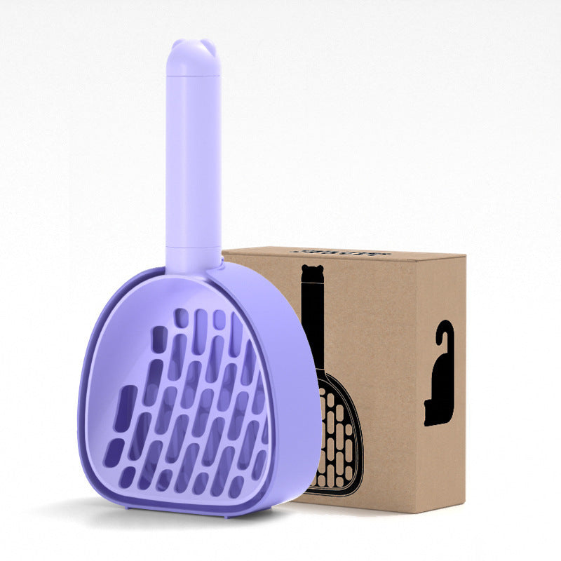 Pet Litter Scoop Tool – Easy Clean Cat Poop Scooper with Holder