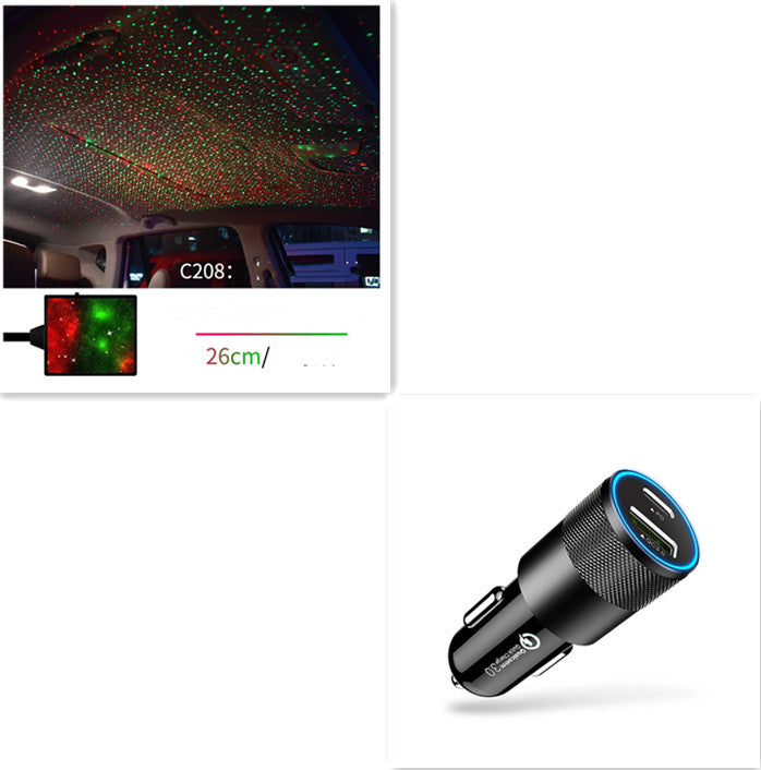 Auto Roof Star Projector Lights - Starry Sky Projector LED Night Lamp