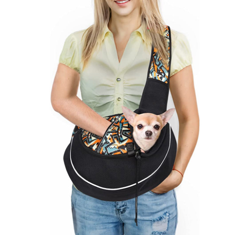 Pet Carrier Crossbody Bag for Dogs & Cats – Portable Hands-Free Sling