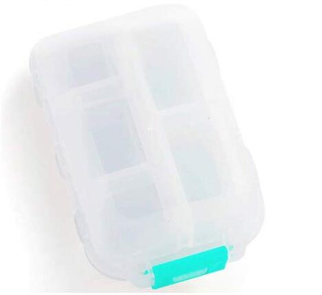 Moisture Proof Pill Organizer – 10 Grid Portable Medicine Box for Travel & Daily Health Use