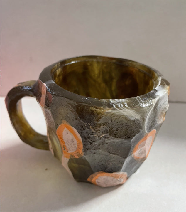 Resin Crystal Coffee Cup – Add Sparkle to Sip