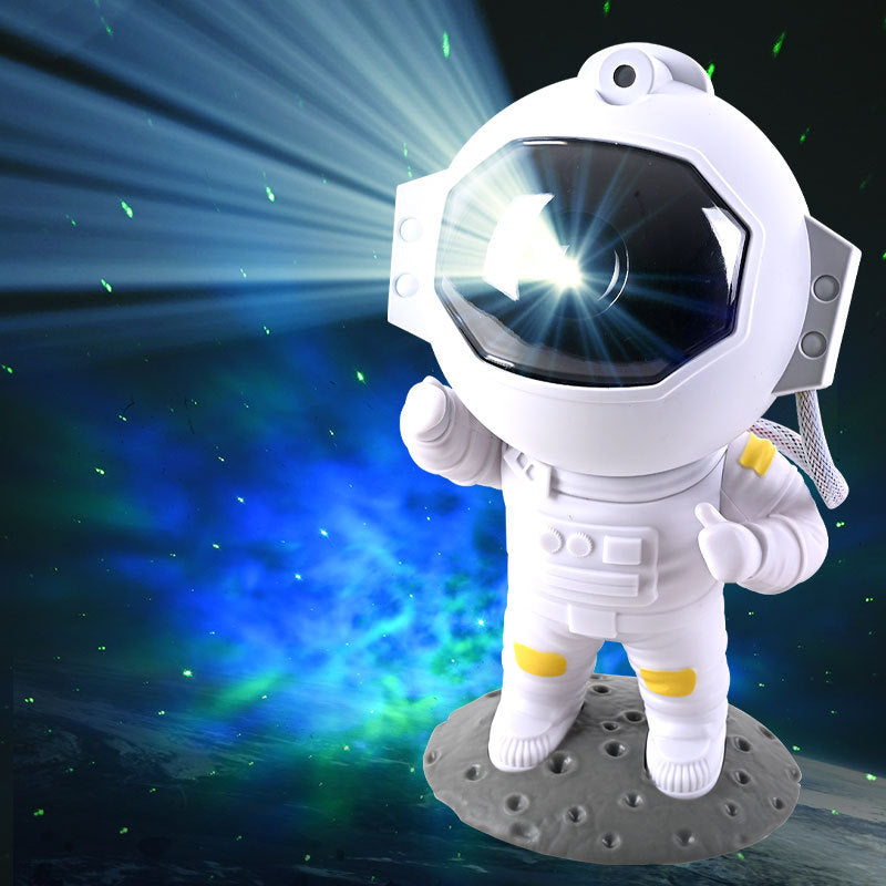 Galaxy Star Projector Astronaut Lamp – Starry Sky Night Light Bedroom Decor