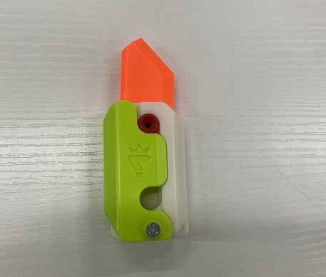 Mini Radish Knife Fidget Toy – 3D Printed Gravity Cube Stress Relief Gift Toy