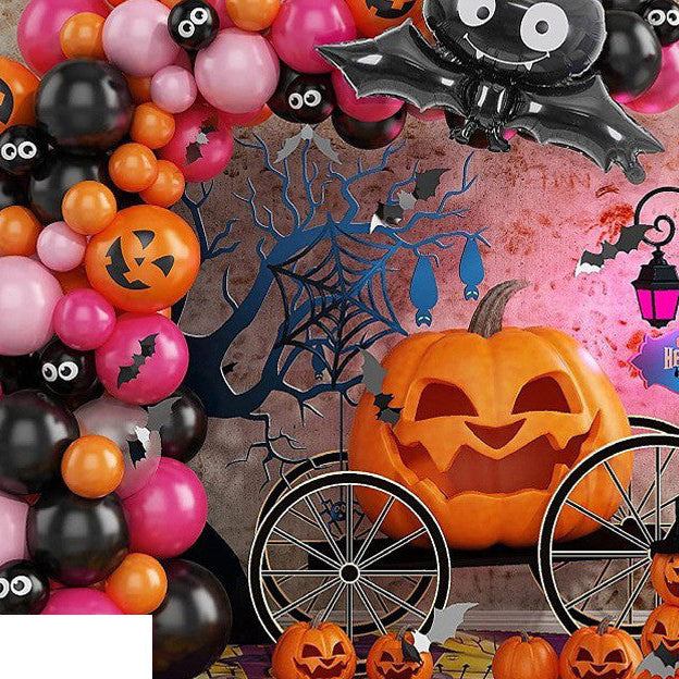 Spooky Halloween Balloon Decor Kit – Latex Balloons Set for Party, Birthday & Event Setup