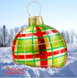 Large Christmas Decoration Balls for Festive Outdoor Displays
