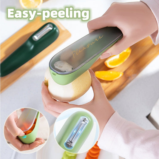 Kitchen Peeling Knife & Peeler – Storage Container for Clean Prep