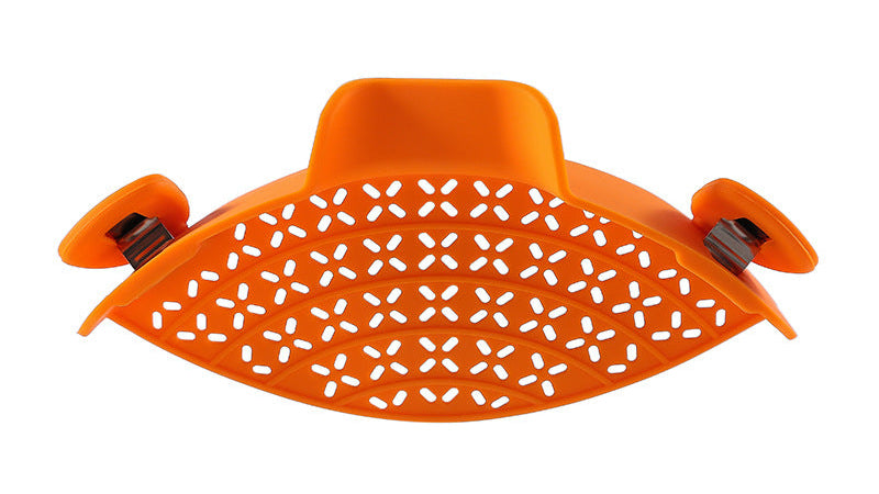 Silicone Pot Strainer Clip – Easy Drain Stopper for Mess-Free Cooking