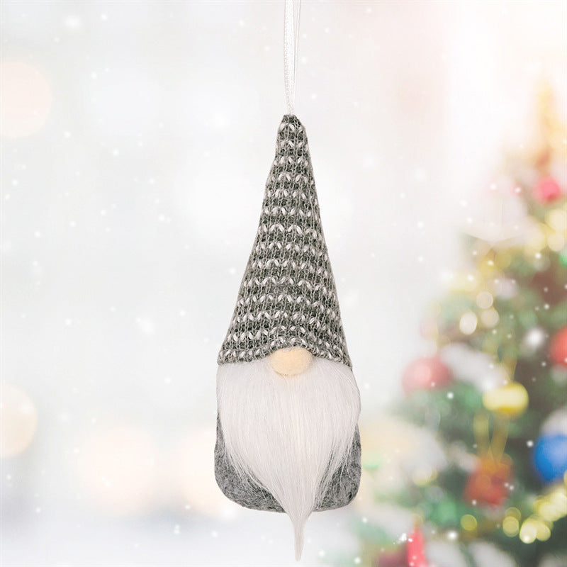 Christmas Hanging Knitted Ornament – Small Festive Pendant