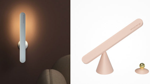 Smart Wireless Desk Lamp – Creative Geometric Magnetic Night Light for Reading & Study