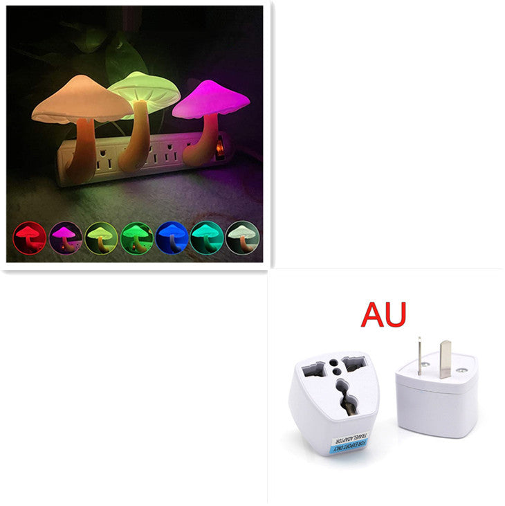Sensor Mushroom Light – Plug, Forget, and Sleep Easy