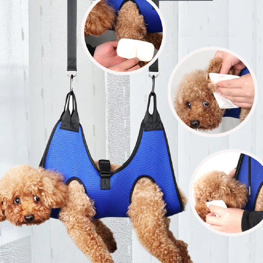 Pet Grooming Restraint Bag – Hammock for Nail Clipping & Cleaning