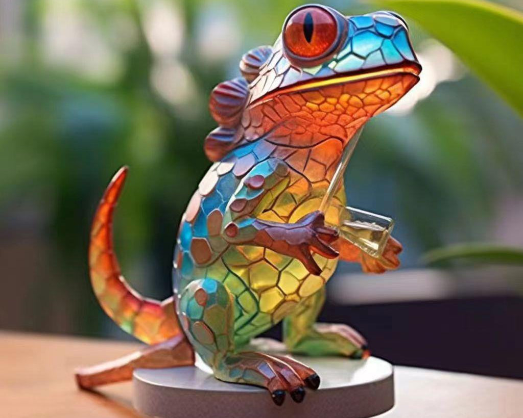 Artistic Animal Metal Decor – Wildlife Table Ornament for Stylish Interiors