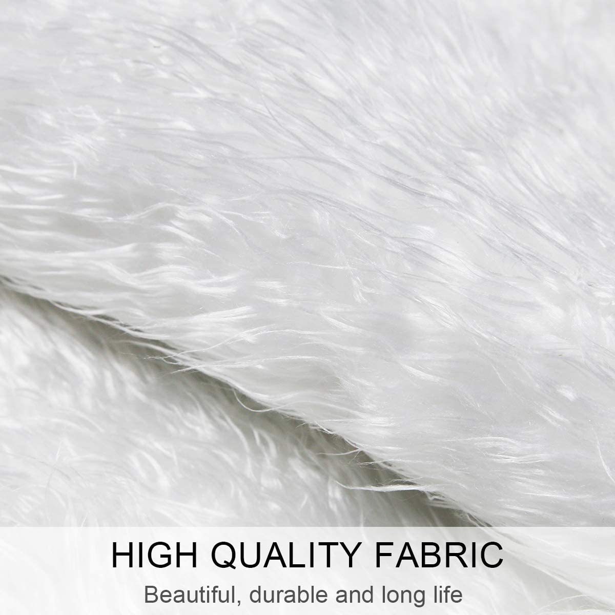 Luxury White Faux Fur Christmas Tree Skirt – Winter Holiday Decor