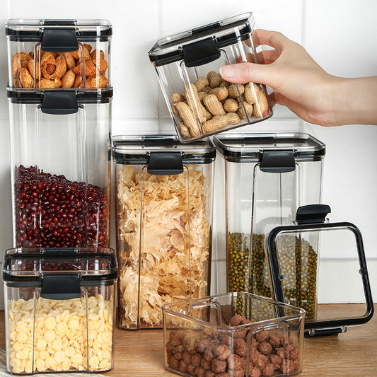 Kitchen Storage Food Jars – Airtight Pantry Containers for Fresh Food & Snacks