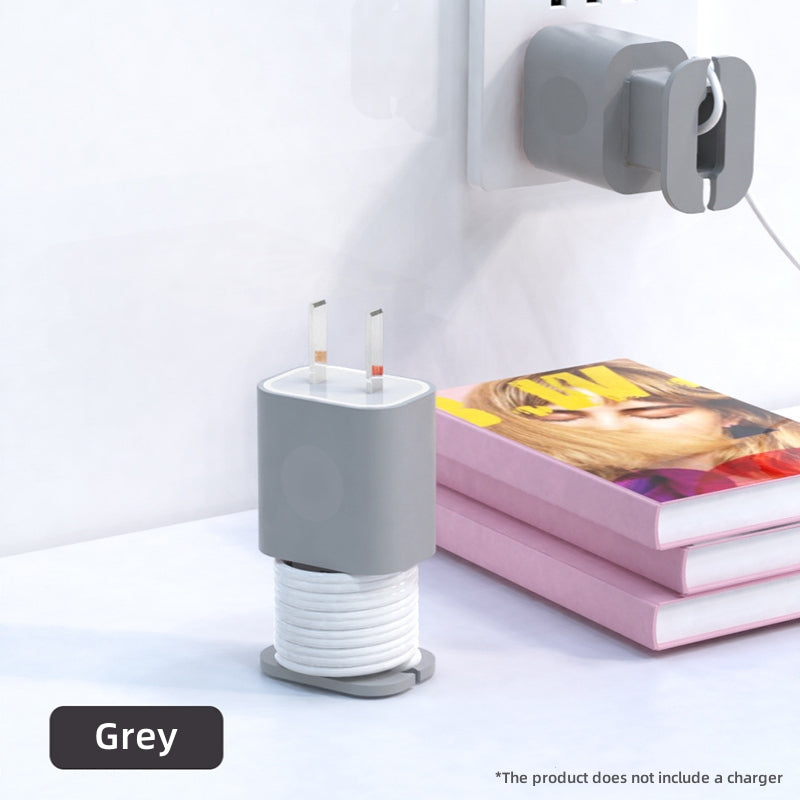 Travel Charger Cable Organizer Case – Silicone Protective Cover for Apple Fast Charging Adapter