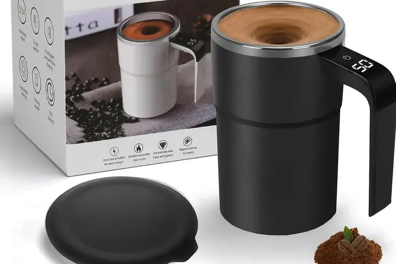 Electric Coffee Mug – USB Rechargeable Magnetic Mug for Coffee & Tea