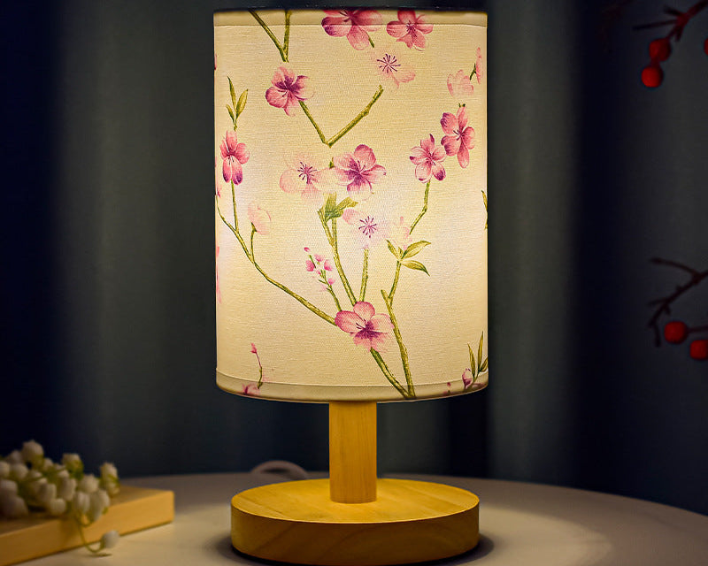 Cozy LED Table Lamp for Bedroom – Chinese Style Bedside Night Light Decor