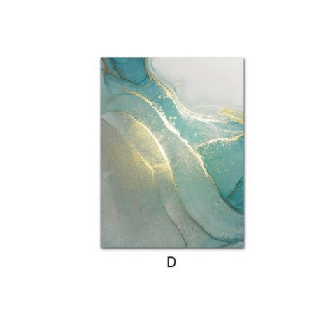 Luxury Abstract Fluid Art Poster – Canvas Wall Picture for Modern Home Decor