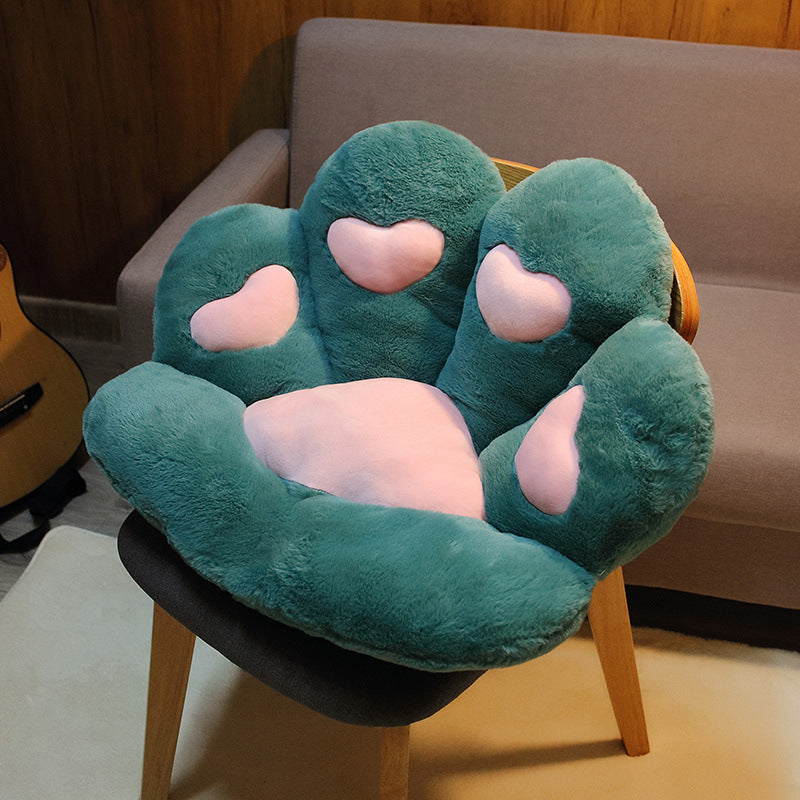 Adorable Cat Paw Back Pillow Plush Cushion – Cozy Sofa Seat Mat for Kids, Living Room, Bedroom & Floor Decor