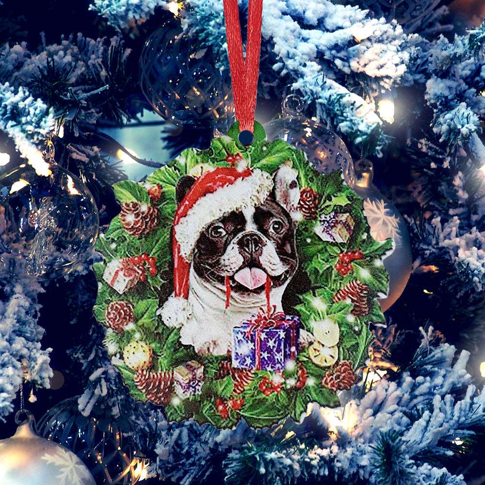 Custom Christmas Tree Ornament Personalized Family Name Hanging Decor