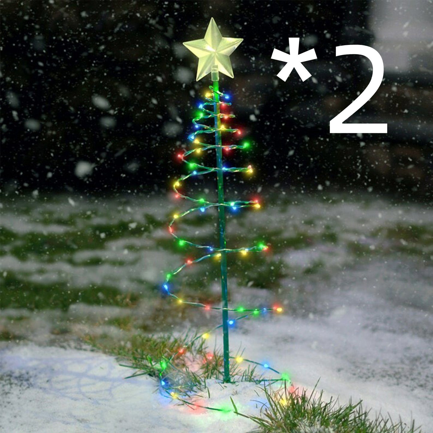 Sparkling Christmas Tree Lighting for Gardens and Courtyards