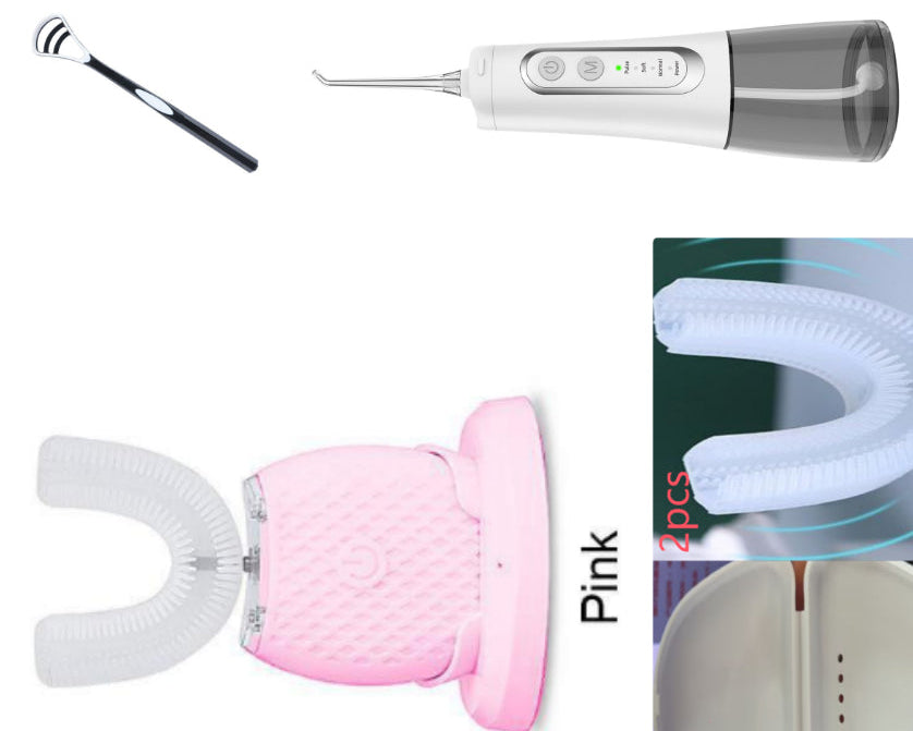 Hands-Free Electric Toothbrush – 360° U-Shape Cleaner for Whiter Teeth