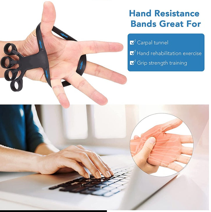 Silicone Finger Stretcher for Hand Rehab & Strengthening